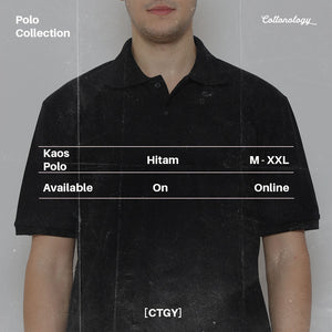 Polo Shirt Hitam