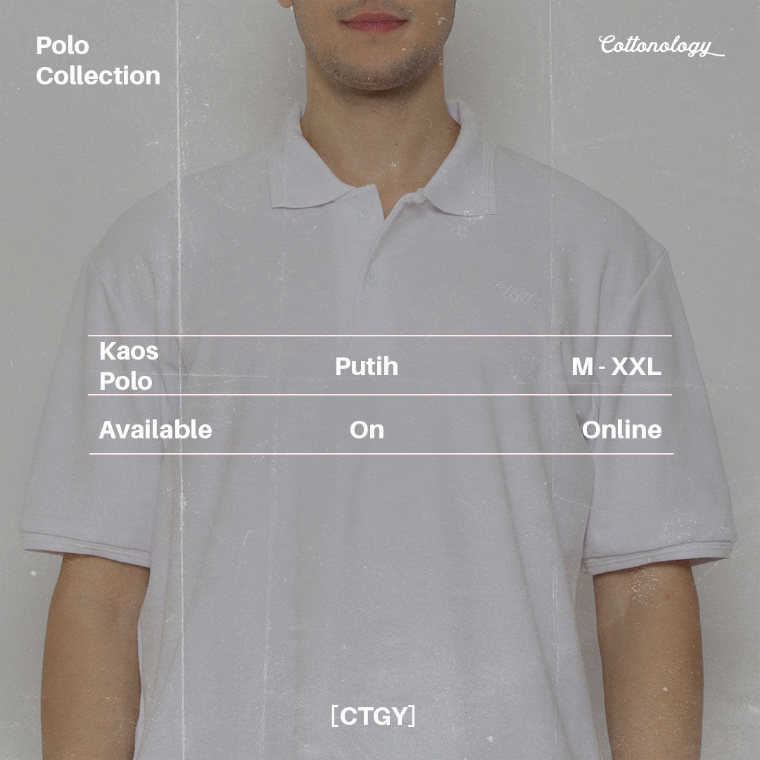 Polo Shirt Putih