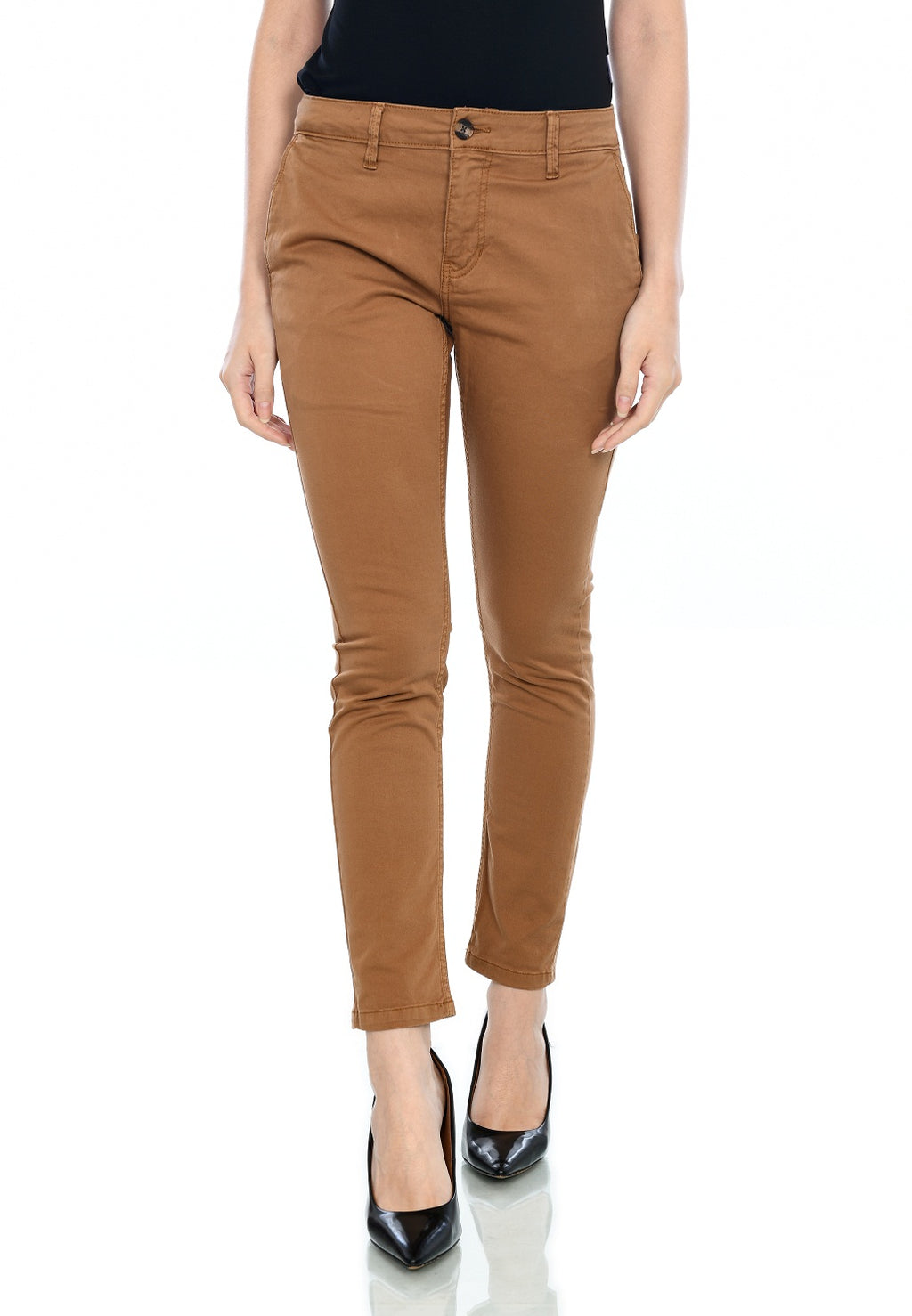 Celana Chino Wanita Coklat