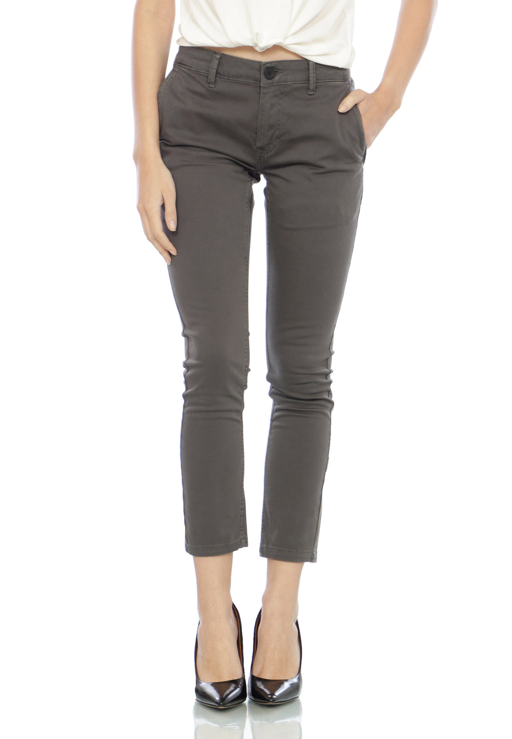 COTTONOLOGY CELANA CHINO WANITA ABU